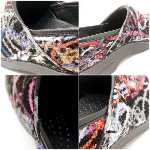 Dansko Confetti Scribble Felted Professional Clogs - Picture 14 of 14